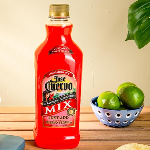 JOSE CUERVO STRAWBERRY LIME MARGARITA MIX, 59.2 FL OZ