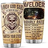 CUBICER Welders Insulated Mug Cup Coffee Tumblers Welder Tumbler Gifts For Men Women Mechanic Welding Lovers On Birthday Fathers Day Funny Stainless Steel 20 Oz Home Travel Mugs