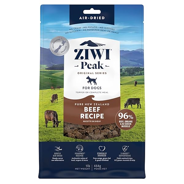 ZIWI PEAK AIR-DRIED DOG FOOD – BEEF –...
