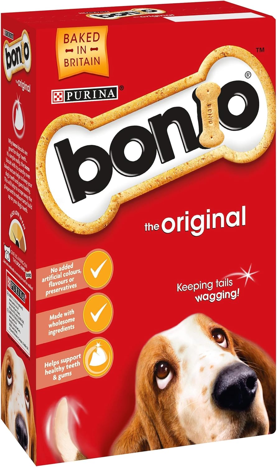 Bonio Adult Dog Biscuits Food Original 1.2kg, 240 g (Pack of 5) - Image 4