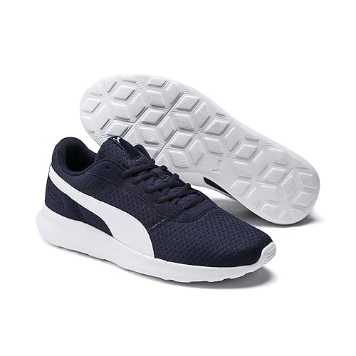 puma navy blue running shoes