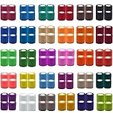 TGANNYOCR 120 Rolls Self Adhesive Bandage Wrap Bulk Breathable Athletic Tape Adhesive Wrap Roll for Sports Wrist Ankle, 2 Inch x 5 Yard (Multi Colors)