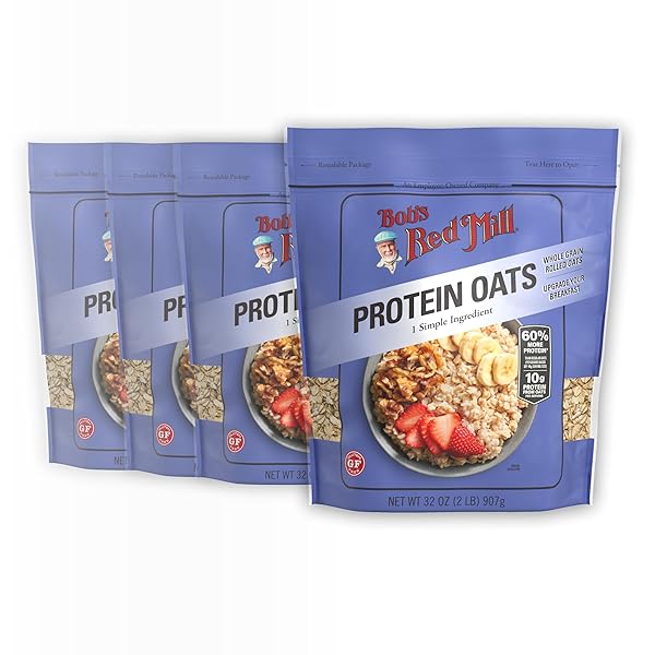 BOB’S RED MILL GLUTEN FREE PROTEIN OATS, 32OZ...