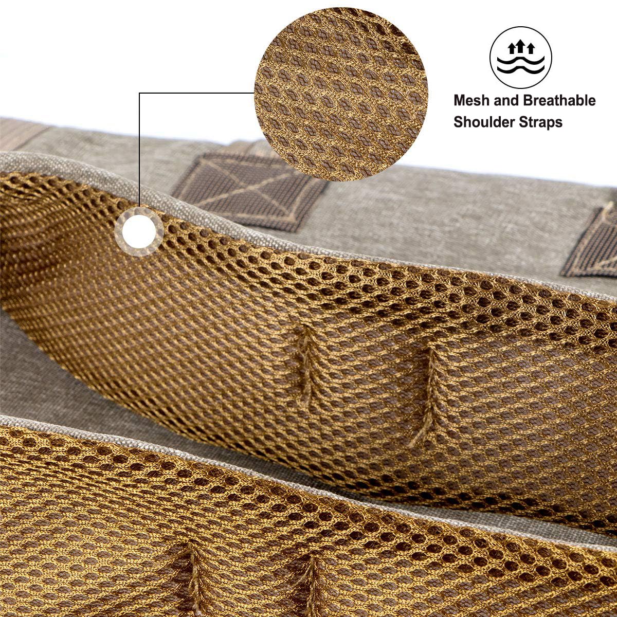 TRANSON Art Portfolio Case Artist Backpack Canvas Bag Large 26” x 19.5”