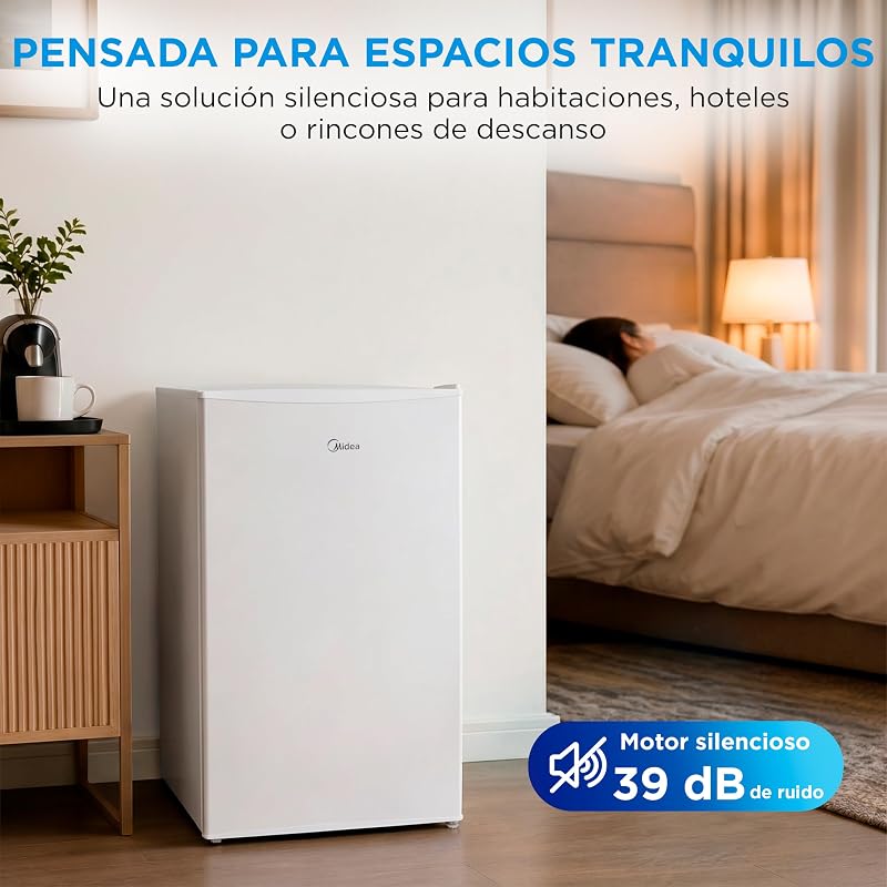 Frigorífico Pequeno 93 L | 84 cm x 54 cm | Silêncio 39 dB | Baixo Consumo