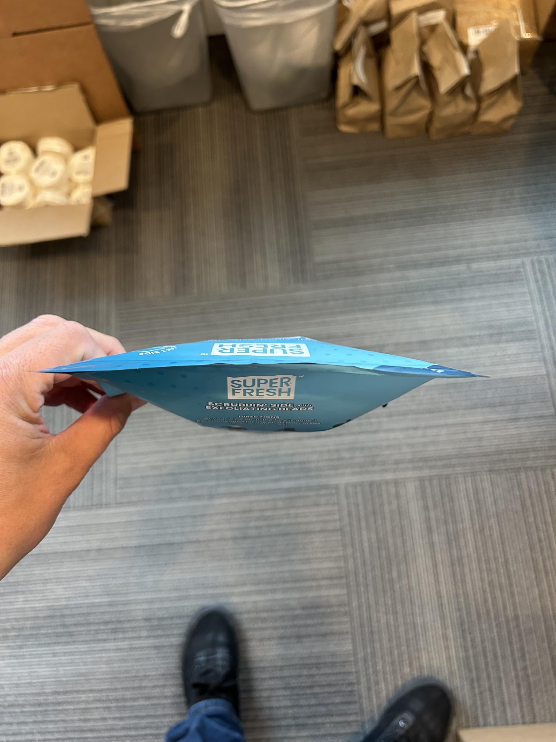 Super Fresh Body Wipes, Large Unscented Shower Wipe for Adults Men Women Kids, Personal Hygiene Cleansing Cloth Enriched with Aloe and Vitamin E, Individually Wrapped 10 Pack, Travel Essentials