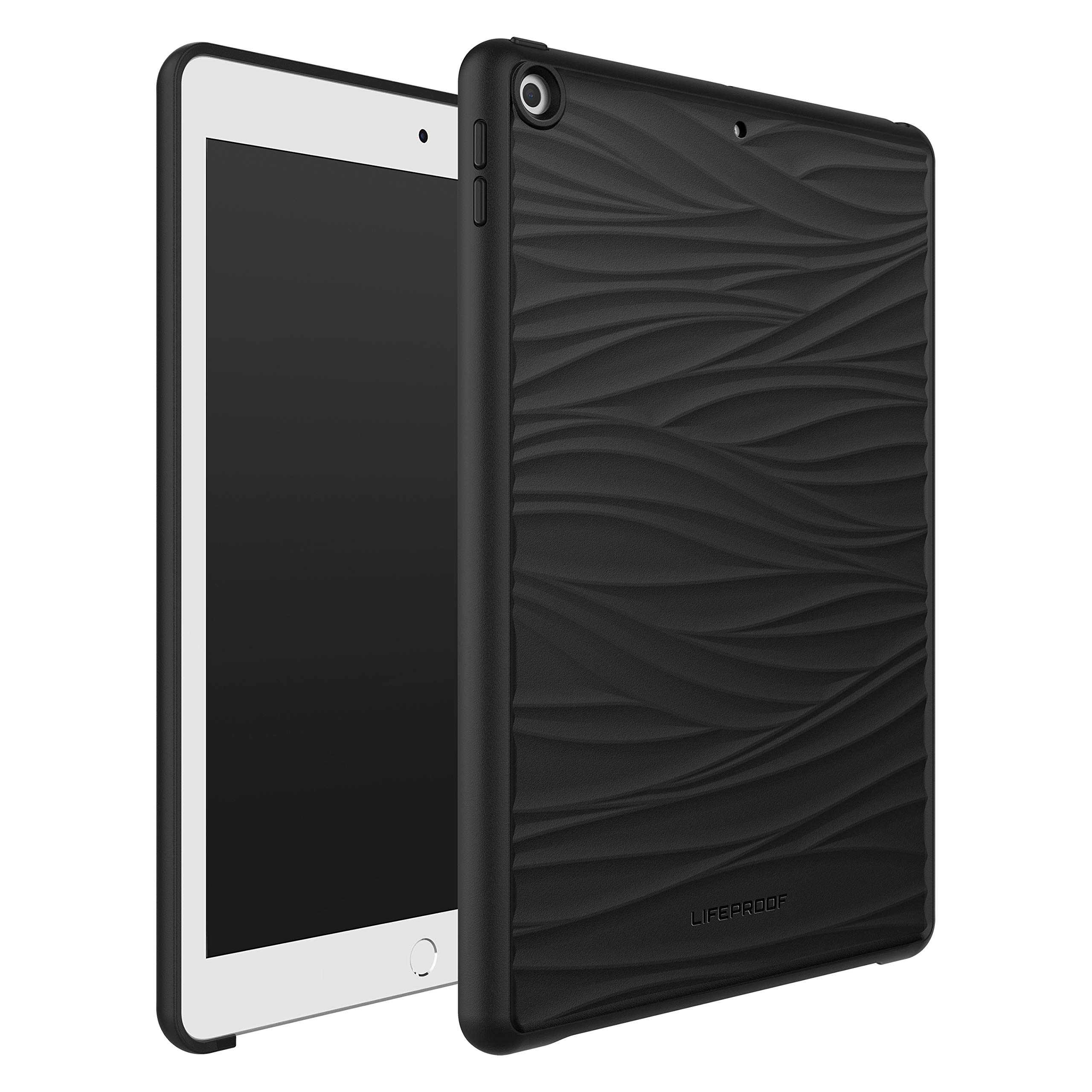 LifeProof for Apple iPad 10.2-Inch (7th gen 2019 / 8th gen 2020 / 9th gen 2021), Drop Protective Case made from Recycled Ocean Plastic, Wake Series, Black - Non-Retail Packaging