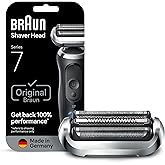 Braun Series 7 Electric Shaver Replacement Head, Easily Attach Your Shaver Head for a Shave as efficient as Day one, Compatible with New Generation Series 7 Shavers, 74S, Silver