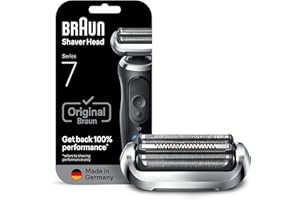 Braun Series 7 Electric Shaver Replacement Head, Easily Attach Your Shaver Head for a Shave as efficient as Day one, Compatible with New Generation Series 7 Shavers, 74S, Silver
