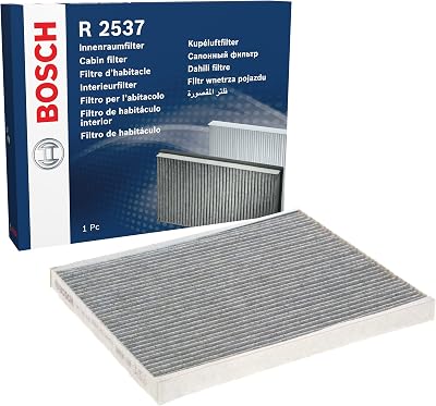 Bosch R2537 Activated Carbon Cabin Filter for Cleaner Air and Demist