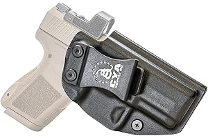 CYA Supply Co. Canik Mete MC9 Holster - Base Optics Ready Holster for Concealed Carry - IWB Fits Pistol on Waist - Veteran Owned - Made in USA - Black