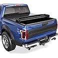 KUIPERAUTO Quad 4-Fold 5.5 FT Soft Folding Truck Bed Tonneau Cover Compatible with 2009-2014 Ford F150 F-150 Styleside (Excl Raptor Series) Truck Bed Cover