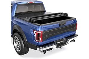 KUIPERAUTO Quad 4-Fold 5.5 FT Soft Folding Truck Bed Tonneau Cover Compatible with 2009-2014 Ford F150 F-150 Styleside (Excl Raptor Series) Truck Bed Cover