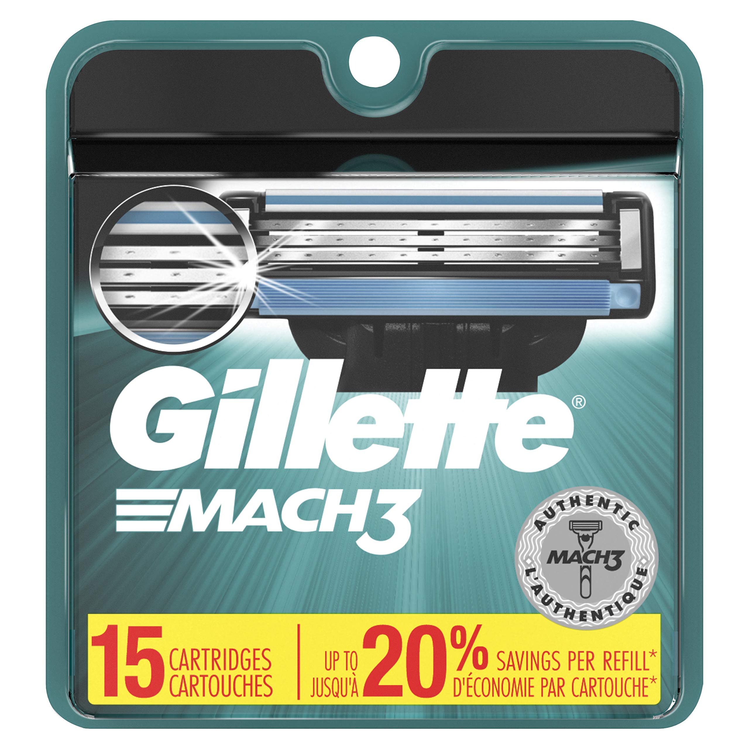 Gillette Mach3 Men’s Razor Blades 15 Refills Buy Online in UAE