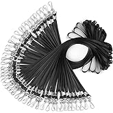 PEASUG 50/100 Pack Lanyards Bulk, Lanyards for Keys, Flat Neck Lanyard with Badge Clip Swivel Hook(Black, Blue, Navy Blue)