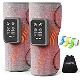FLORAVIC Cordless Leg Massager with Heat for Daily Pain & Comfort Use, Calf Massager with Adjustable Wraps, 3 Modes & 3 Intensities, Useful Gift for Men, Athletes & Seniors, Relaxation Gifts for Women