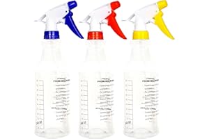 Youngever 3 Pack Empty Spray Bottles, Spray Bottles for Cleaning Solutions (32 Ounce)