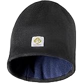 Fullsheild FR Double-Layer Thermal Knit Beanie Cap Warm Winter Flame Resistant Head Covering Welding Hat Black
