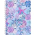 Lilly Pulitzer Mini Spiral Notebook - 8.25x6.5 Inch Hard Cover Journal With 160 Lined Pages