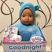 baby born goodnight lullaby brown eyes realistic baby doll