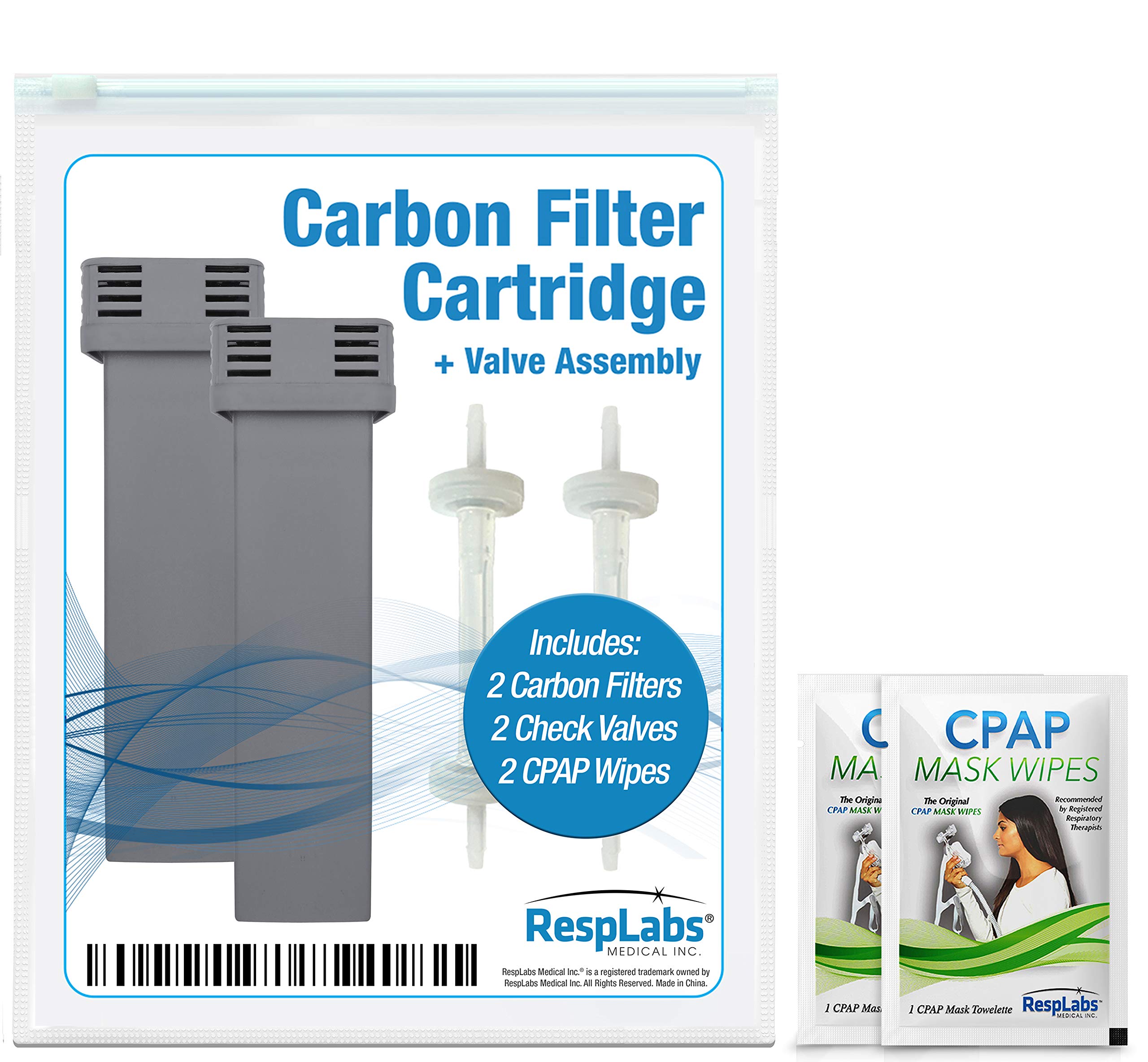 2 Pack Generic Carbon Cartridge Filter Kit Replacement Include Travel