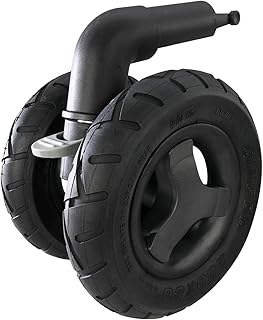 Quinny 70900000 Vorderachse mit Outdoorreifen für Kinderwagen Quinny Buzz und Quinny Buzz Xtra, Schwarz