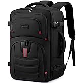 LOVEVOOK 40L Travel Backpack for Men, Airline Approved Carry On Luggage with 3 Packing Cubes, TSA Overnight Bags, Waterproof Personal Item Bag, Weekender Essentials Backpacks fits 17.3" Laptop