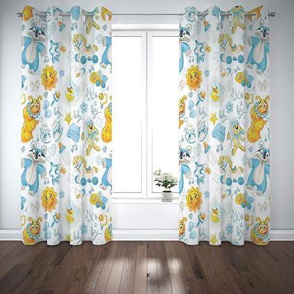 Thermal Insulated Grommet Blackout Curtains Nursery Its A Boy
