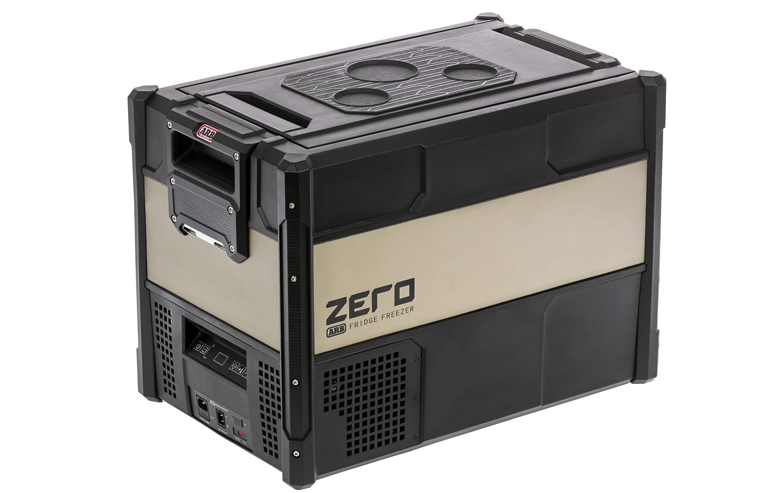 ARB 10802442 Refrigerador congelador portátil inteligente de zona única 47QT modelo cero, aplicación para teléfono, 12 V/110 V para automóvil, barco, camión, SUV, RV, caravana, refrigerador y refrigerador, ideal para acampar, al aire libre, pescar