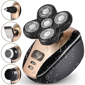 5 in 1 rechargeable electric shaver