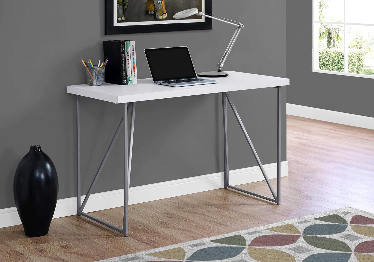 Monarch Specialties Laptop TableContemporary Style Home
