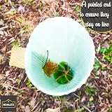 Homatz 10 Pack Wooden Garden Stakes 1.5m 5ft 32mm Thick Pressure Treated view 5