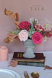 Breeze Talk Artificial Flowers Fuchsia Roses 25pcs