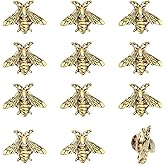 CHGCRAFT 12Pcs Bees Alloy Lapel Pins for Backpack Clothes Decorations Party Anniversary Accessories Gifts, Golden 26x20x3mm