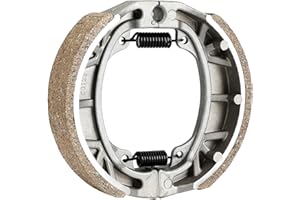 FVRITO Mini Bike Drum Brake Pads Compatible with Coleman CT200U BT200X 196cc 6.5HP Baja Warrior MB200 MB165, CG125 105mm Drum Shoes Replacement for GY6 Tao tao CRF70 50cc 49cc Scooter Moped ATV Parts