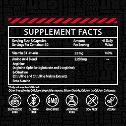 Gains in Bulk L Arginine Amino Acids Supplement for