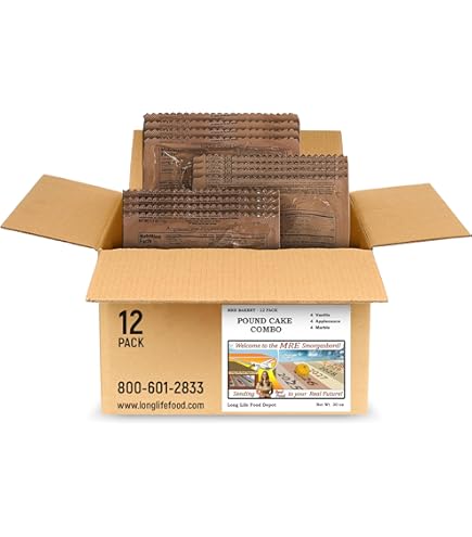 Amazon.com : Z-Ration ALL MREs 12 pack MRE Desserts Fresh & Fast
