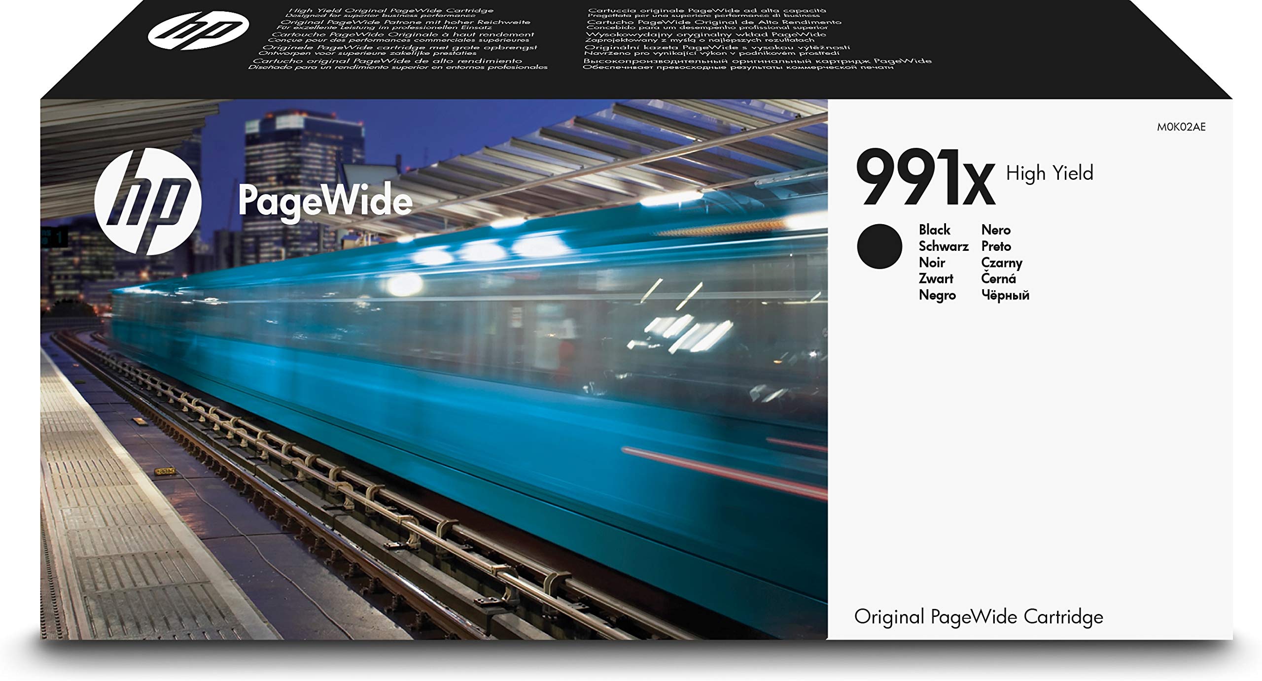 HP M0K02AE 991X High Yield Original PageWide Cartridge, Black, Single Pack