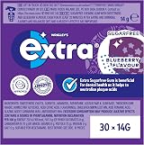 Extra Blueberry Sugar Free Chewing Gum 300 Pieces 30 Packs 10 each view 9