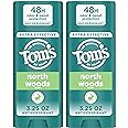 Tom’s of Maine North Woods Antiperspirant for Men and Women, With Recycled Aluminum, 3.25 oz, 2-Pack