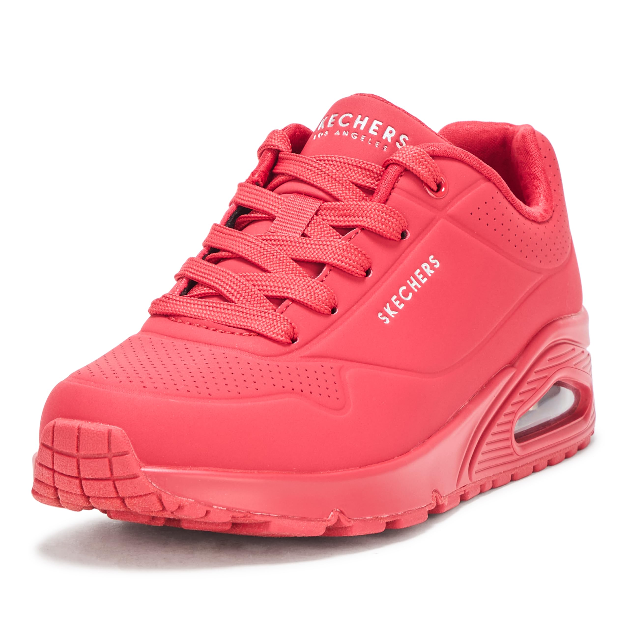 Photo 1 of SKECHERS Women's Uno-Stand on Air Sneaker, Red/Red, 8.5 worn once 