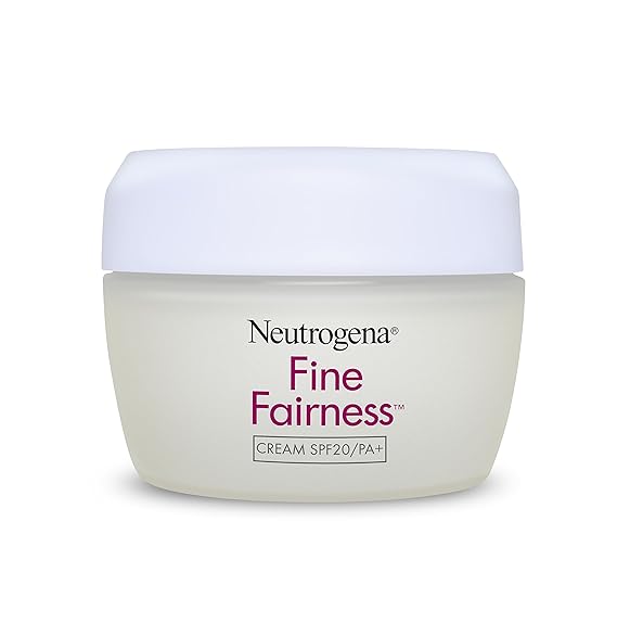 neutrogena fine fairness night cream