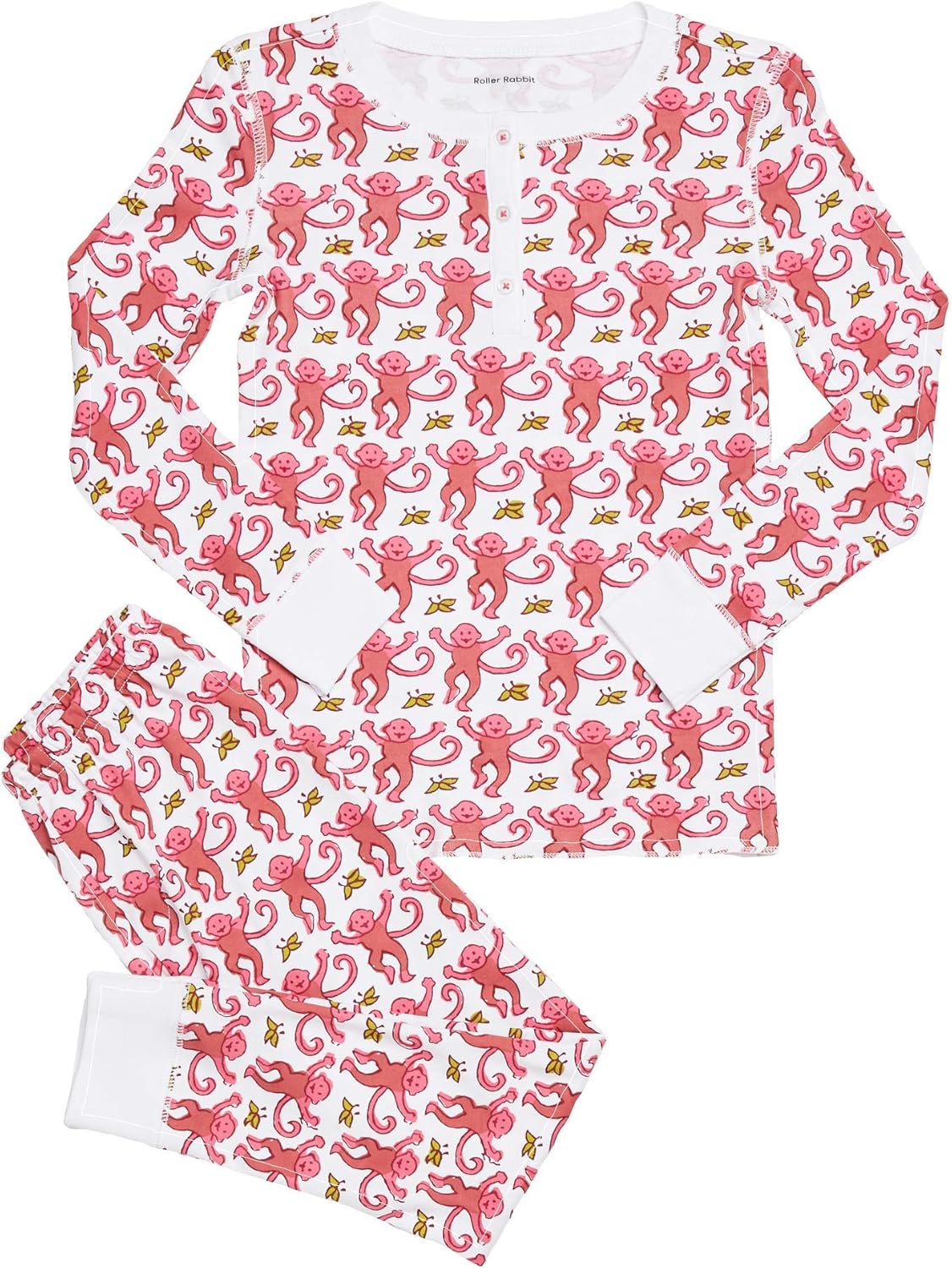 Roller Rabbit Monkey Pajamas (Infant/Toddler/Little Kids