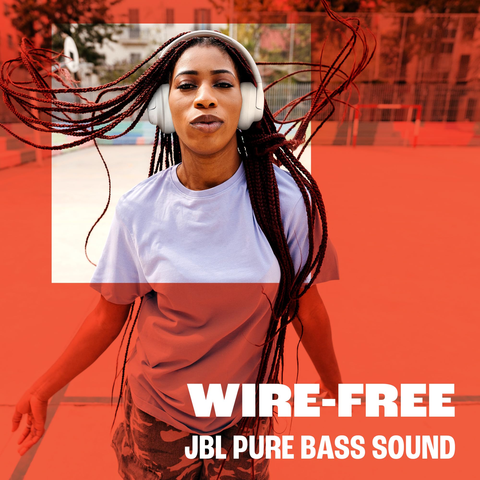 JBL Tune 730 BT Wireless Over-Ear-Kopfhörermit JBL Pure Bass Sound, Bis zu 76 Stunden Musikwiedergabe, Bluetooth 6.0, leichtem, faltbarem Design, Google Fast Pair, Microsoft Swift Pair,Beige 5
