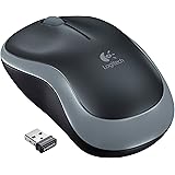 Logitech Wireless Mouse M185 - Swift Gray (910-002225)