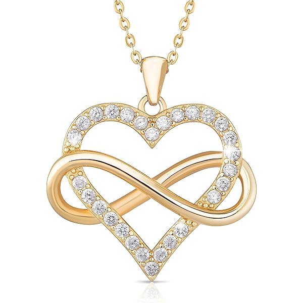Amazon.com: YL Heart Necklace 925 Sterling Silver Love Heart