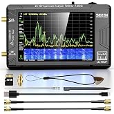 SeeSii TinySA Ultra+ ZS407 7.3GHz Spectrum Analyzer: 2026 Upgraded 4 Inch HW V0.5.4 100kHz-7.3GHz Handheld Tiny Frequency Analyzer - 2-in-1 RF Signal Generator 100kHz to 900MHz MF/HF/VHF UHF