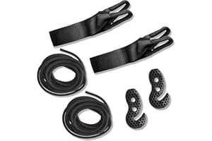 LA SIESTA TreeMount Black - Tree and Pole Suspension Set for Hammocks