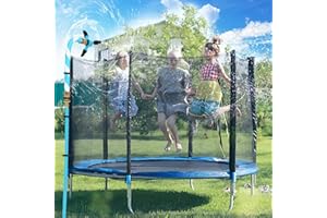 Trampoline Sprinkler, 360 Degree Trampoline Sprayer Water Park Kids Summer Outdoor Water Game Toys, Perfect Trampoline Water 