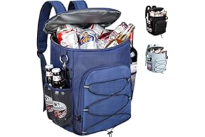 Karamagic Cooler Backpack 30 Cans,Portable Backpack Coolers Insulated Leak Proof,Lightweight Cooler Bag for 12h Hot/Cold Retention Made with Water-Resistant 900D Oxford
